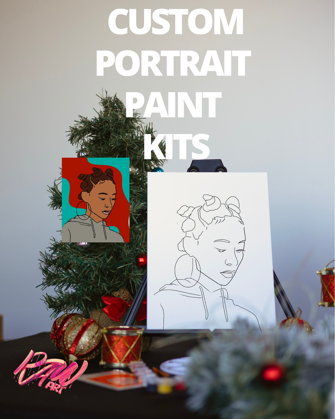 Custom Portrait Paint Kit